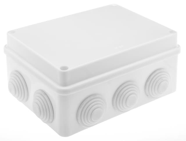 Коробка распределительная 150×110×70 (10 муфт д32мм) белая, крышка на винтах С3В1510 Б GUSI ELECTRIC