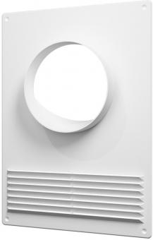 120ПТПР Площадка торцевая пластиковая с решёткой 180х250мм д120мм