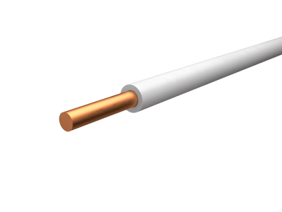 Провод ПуВ  (ПВ1) 1х6 бел.