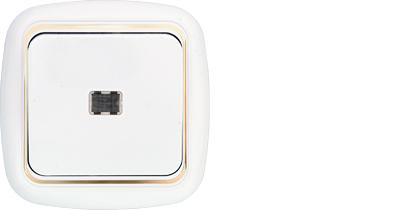 Выключатель 1 кл. с подсветкой С1 10-206 з