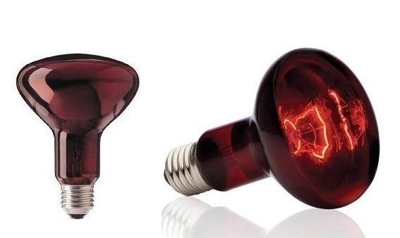 Лампа ИКЗК 220-250 R127 E27 (инфракрасная, для обогрева)