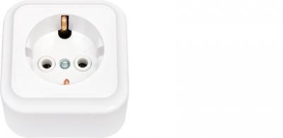 Розетка с заземляющим контактом РА16-254
