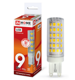 Лампа светодиодная LED-JCD 9Вт 230В G9 4000К 860Лм IN HOME