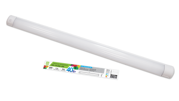 Светильник светодиодный spo-118-4040-1200 40вт 230в 4000к 2900лм 1200мм ip40 asd