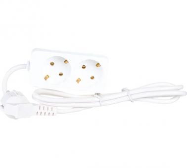 Удлинитель бытовой СОЮЗ 2200Вт 2 гнезда 1.5 м с заземлением