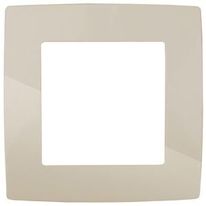 Рамка 1-пост слоновая кость