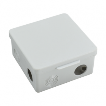 Коробка распределительная КР 80х80х50 мм, 7 вх. (гермовводы), IP54