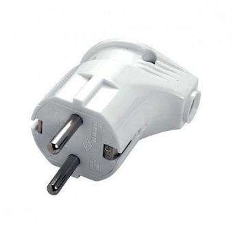 Вилка с/з угловая 16А IN HOME