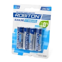 Элемент питания ROBITON LR6-4BL(Alkaline)