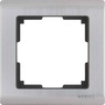 WL02-Frame-01/Рамка на 1 пост (глянцевый никель)
