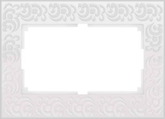 WL05-Frame-01-DBL-white/Рамка для двойной розетки (белый)