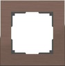 WL11-Frame-01/Рамка на 1 пост (коричневый алюминий)
