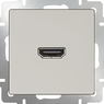 WERKEL Розетка HDMI/ WL01-60-11 (белый)