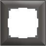 WL14-Frame-01/Рамка на 1 пост (серо-коричневый)