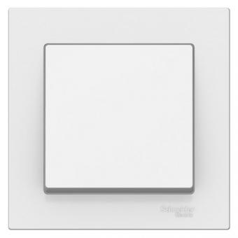 ATN000112 ATLASDESIGN 1-клавишный ВЫКЛЮЧАТЕЛЬ,  сх.1, 10АХ, в сборе, БЕЛЫЙ