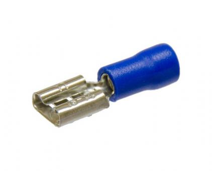 Клемма плоская изолированная (КПИ гнездо - 7.4мм)  1.5-2.5мм  (VF2-250)  REXANT