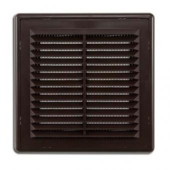 Решетка вентиляционная BR-1515 150х150мм КОРИЧНЕВАЯ STORM