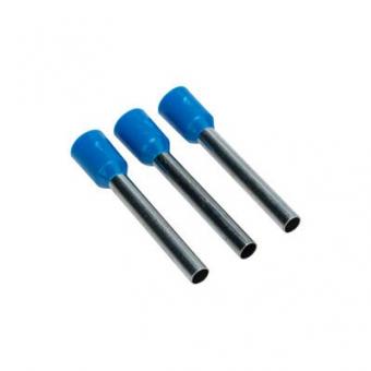 Наконечник штыревой втулочный изолированный F-18мм 2.5мм² (НШВи 2.5-18/Е2518) синий Rexant