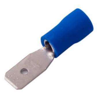 Клемма плоская изолированная штекер 4.8 мм 1.5-2.5 мм? (РПи-п 2.5-(4.8)/РПИп 2-5) синяя REXANT