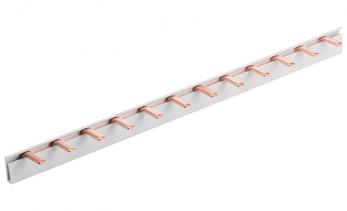 Шинка гребенчатая P-1L/210/10 тип штырь, 1P-12Mod 10mm², 63A 210mm
