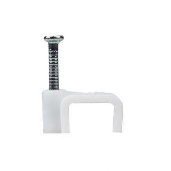 Крепёж кабеля 10х3 мм плоский (уп/50шт) REXANT