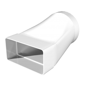 620СП12,5КП Соединитель эксцентриковый прямоуголного воздуховода 60х204 с круглым d125