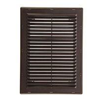 Решетка вентиляционная BR-1825 182×252мм КОРИЧНЕВАЯ STORM