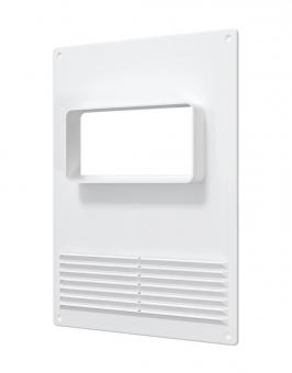 612ПТГР/Площадка торцевая горизонтальная 180х250мм с вентрешёткой и входом 60х120мм, ERA