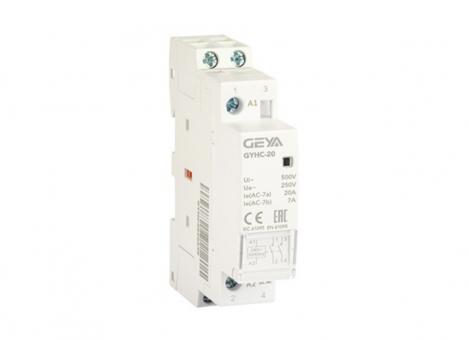 Контактор модульный GYHC-2P 20А 1NО+1NC (1M)