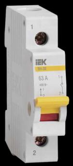 Выключатель нагрузки (мини-рубильник) ВН-32 1Р 63А IEK