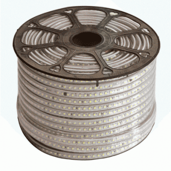 Лента светодиодная, серия Facade, 220v-4040-100d, 7w/m, 6000k, ip65