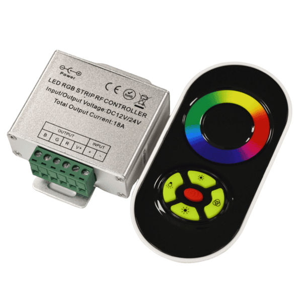  Контроллер (чёрный) для RGB-ленты 18А арт.22002
